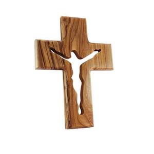 Cruz de pared de madera tallada de Jesús con diseño único, decoración de pared religiosa cristiana para el hogar, Cruz de madera Premium con talla de Jesús - Product Image 6