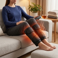 Masseur à compression d'air pour mollets et jambes, sans fil, le plus vendu, avec fonction chauffante, pour la vente en gros ou la personnalisation