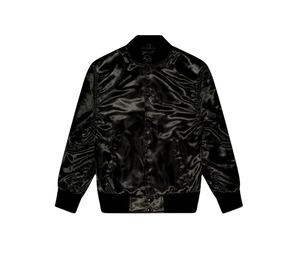 Chaqueta Universitaria de Satén de Alta Calidad con Diseño Nuevo, Bordado Personalizado para Mujer, Chaqueta Bomber Universitaria de Manga Larga, Transpirable, Fabricación - Product Image 5