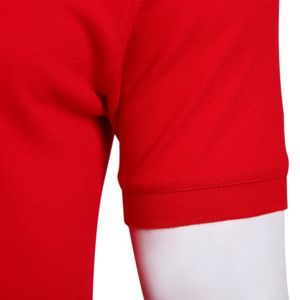 Polo de algodón con logotipo bordado para hombre, camiseta Polo de golf de manga corta, ropa deportiva transpirable informal para uso en verano - Product Image 3