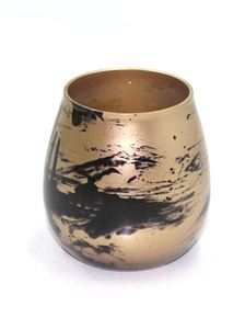 Portavelas votivo de cristal de calidad estándar, nuevo diseño, tarro de vela de Color azul mate antiguo para decoración del hogar hecho a mano a granel - Product Image 6