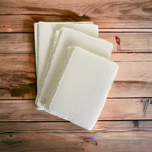 Tự nhiên woodfree deckle cạnh cổ điển làm bằng tay giấy 150 GSM Sheets đối với văn bản thư pháp in ấn sổ lưu niệm thủ công giấy tờ - Product Image 4