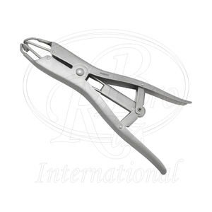 Pinza de Castración Reutilizable de Acero Inoxidable de 10 Pulgadas con Anillo de Goma, Castrador sin Sangre para Uso Veterinario en Animales Grandes - Product Image 2