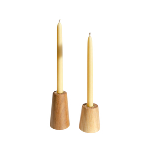 Candelabro de Madera de Mango de Calidad Deluxe, Diseño Curvo Moderno con Decoración de Puntos para Decoración del Hogar y Bodas, Navidad - Product Image 5