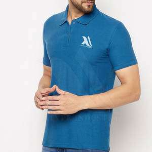 Polos pour hommes de couleur unie de grande taille Polos de qualité supérieure pour hommes Polos pour hommes personnalisés - Product Image 2