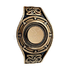 OEM Customizable High Quality Waterproof Leather/Steel Championship <b>Belts</b> for Unisex Professional <b>Wrestling</b> Use - Product Image 2