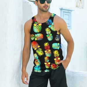 New Arrival High Quality Custom Logo Men's Gym TankTop Plus Size Fitness Wear for <b>Athletic</b> Training Breathable Workout Top - Product Image 3