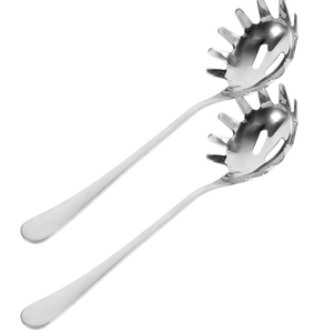 Ustensiles de cuisine Cuillère à spaghetti pour nouilles en acier inoxydable Fourchette Manche en acier inoxydable Cuillère à spaghetti pour oeufs - Product Image 6