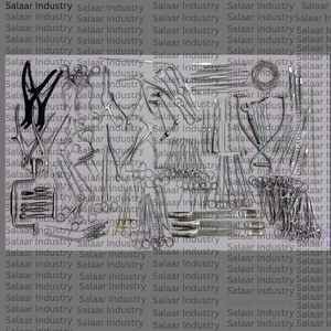 Ensemble d'instruments chirurgicaux pour la colonne vertébrale et la craniotomie de 133 pièces, kit d'outils de neurochirurgie de haute qualité pour les procédures cérébrales et de la colonne vertébrale - Product Image 3