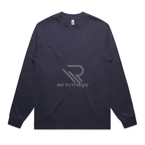 Camiseta Casual de Manga Larga para Hombre, Transpirable, Anti-Pilling, con Práctico Bolsillo Delantero, Peso de la Tela 260 Gramos - Product Image 1