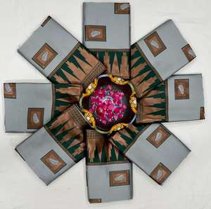 ยกระดับตู้เสื้อผ้าของคุณด้วยชุดส่าหรีผ้าไหม Lichi ตอนนี้มีจำหน่ายในราคาขายส่งจาก fashionharbour - Product Image 6