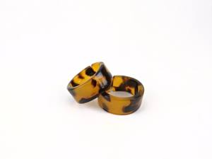Resin with Golden Foil Handcrafted High Polished Beautiful Colorful Fashion Agate & <b>Metal</b> <b>Ring</b> <b>for</b> Wesdding - Product Image 5
