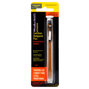 Penna a Sfera in Bambù Chicago Personalizzata, Gadget Promozionale - Product Image 3