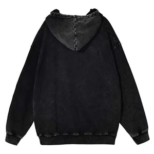 OEM Vente en gros Sun Fade Acid Wash Sweat à capuche Logo personnalisé et conception Sweat à capuche surdimensionné Vintage Stone Wash pour unisexe - Product Image 6