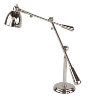 Lampe de table LED réglable en laiton moderne avec gradateur d'éclairage de décoration de maison