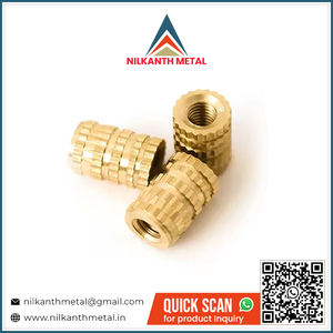 Perno de tuerca de inserción de moldura de latón personalizado de última llegada disponible a precio competitivo - Product Image 2