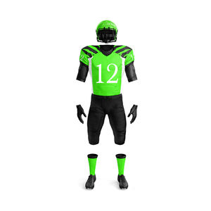 Uniforme de football américain de couleur et de taille personnalisées en gros uniforme de football américain de meilleur fournisseur nom d'équipe personnalisé - Product Image 2