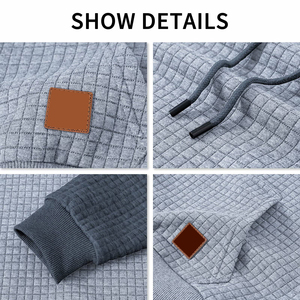 เสื้อมีฮู้ดของผู้ชายเสื้อฮู้ดผ้าฝ้าย100% แบบสวมหัวซักได้สินค้ามาใหม่ออกแบบและโลโก้ได้ตามต้องการ - Product Image 4