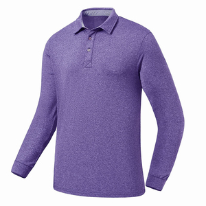 Nouvelle Arrivée 2026 – Polo Homme Sur Mesure en Coton Coupe Slim Manches Longues Toutes Tailles et Grandes Tailles – Personnalisable - Product Image 3