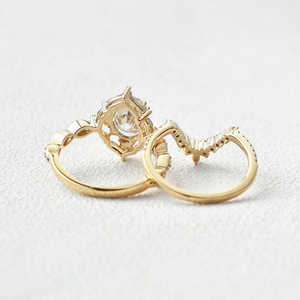 Anillo de Plata 925 con Moissanita de Corte Ovalado y Filigrana, Regalo de Aniversario para Mujer - Product Image 2