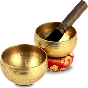 Los cuencos tibetanos clásicos disponibles a precios mayoristas crean vibraciones calmantes utilizadas en prácticas de curación holística - Product Image 2