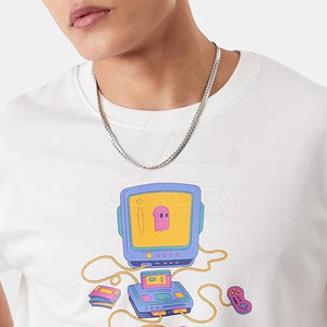 Camiseta Extra Grande de Moda para Hombre 2025, Camiseta Cómoda para el Verano, Precio de Fábrica, Mejor Material, Camiseta Extra Grande - Product Image 5