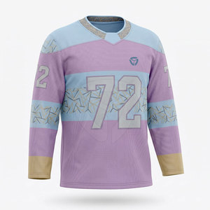 Camiseta de hockey sobre hielo de tela ligera y transpirable, ideal para entrenamiento, sesiones de práctica y el día del partido. - Product Image 2