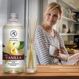 Recharge Liquide pour Diffuseur d'Arômes Aromatika Vanille 500ml – Huile Parfumée Longue Durée pour Diffuseur à Bâtonnets et Désodorisant d'Ambiance - Product Image 6