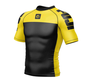 Short Sleeve Rash Guards <b>Men</b> UV Protection Surf Rashguard <b>Swim</b> <b>Shirts</b> - Product Image 3