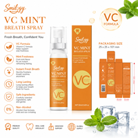 Spray Bucal Probiótico con Vitamina C, 20 ml, Tamaño Viaje, Sabor a Menta, Refrescante Bucal, Listo para Enviar
