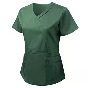 Uniforme Médico Elegante de Tela de Algodón y Poliéster, Profesional, Duradero, Transpirable, para Uso Diario en Spa, Belleza y Medicina - Product Image 6