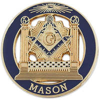 Autocollants chromés pour voiture, Franc-Maçonnerie, Foi, Espérance et Charité, emblème métallique 3 pouces, autocollant maçonnique 3D