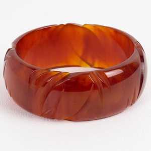 Vintage Round Epoxy Resin Bangle with Glitter for Women's Party Weddings - Product Image 2