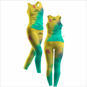 Ensembles de yoga pour femmes, tissu extensible respirant et écologique, ensemble 2 pièces, soutien-gorge de sport et leggings pour la salle de sport, la course à pied et la remise en forme - Product Image 4