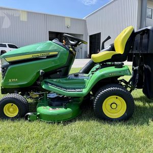 Haute décharge multifonctionnel JOHNN DEERRE X354 équitation tondeuses à gazon tracteur 4 temps mini jardin herbe outil Excellent état - Product Image 5