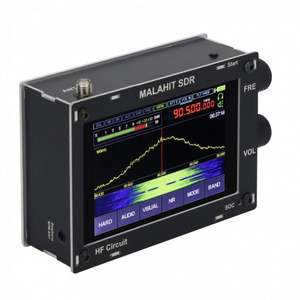 Hifi Audio <strong>MALAHIT</strong> SDR 50KHz-2GHZ <strong>DSP</strong> SDR Receiver SDR Radio AM/SSB/NFM/WFM w/ Speaker Black - Product Image 2