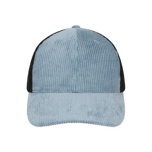 Sustainable Corduroy-Mesh Panel Cap Promotional <b>Hat</b> & Cap - Product Image 5