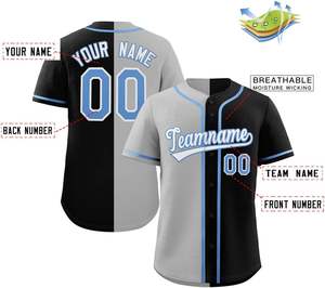Jersey de béisbol con logotipo personalizado y bordado de nombre Ideal para equipos, escuelas y eventos deportivos disponibles en varios tamaños - Product Image 2