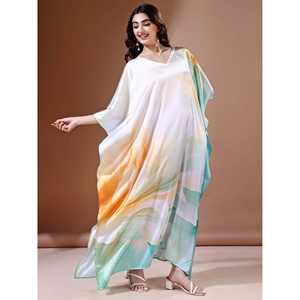 จั๊มสูทผ้าซาตินเนื้อนุ่มของผู้หญิงลายคลื่นน้ำพร้อมชุดเพลย์สูทหรูหราพิมพ์ลายดิจิทัล - Product Image 4