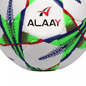 ลูกฟุตบอลหนังพีวีซีกำหนดขนาดได้เองทนทานสำหรับใช้จับคู่ - Product Image 5