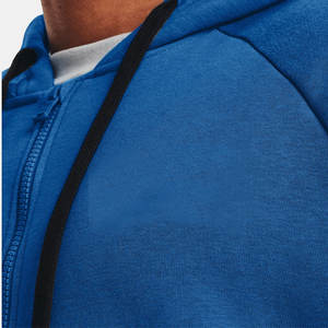 Zipper 100% Cotton Fleece Plain Hoody Jacket Men Sports Full Zip up Gym Hoodies Jacket Wholesale Price Zipper Jackets - Product Image 3