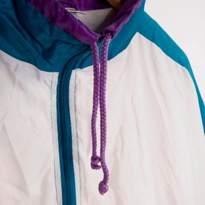 Veste coupe-vent en nylon légère à fermeture éclair Conception imperméable pour hommes avec col boutonné - Product Image 5