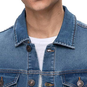 Poids léger hommes Jeans veste d'hiver confortable hommes Jeans veste tenue décontracté hommes Jeans veste - Product Image 5