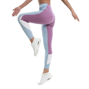 Transpirable sublimación e impreso gimnasio Fitness mujer Legging personalizado Spandex Nylon secado rápido cintura alta Color sólido mujer Legging - Product Image 5