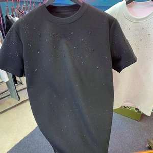 T-shirt décontracté à manches courtes pour hommes, coupe ajustée, design formel imprimé en silicone de haute qualité avec motif brodé, vente à chaud - Product Image 5