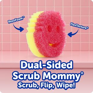 Scrub Mommy Kitchen Sponge (6) + Daddy Caddy Sink <b>Holder</b> - Product Image 3