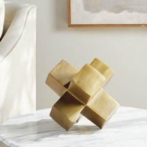 Adornos hechos a mano, mesa de boda pulida en oro, regalos corporativos, sala de estar, decoración decorativa para el hogar - Product Image 1