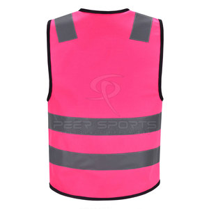 Gilet de sécurité fluorescent multi-usages avec bandes réfléchissantes, personnalisation de la marque, respirant, séchage rapide et design léger - Product Image 2