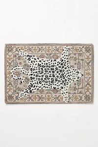 Tapis doux de tapis de laine de motif de léopard tufté à la main de luxe pour le salon - Product Image 2