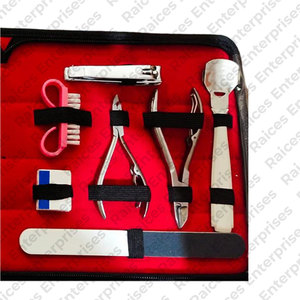 2025 nuevo Kit de instrumentos de belleza para el cuidado de las uñas de calidad Premium, manicura, pedicura, cortaúñas multifuncional de acero inoxidable para - Product Image 4